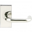 INOX Unison Hardware<br />SH102 TL4 - Tubular Munich Lever with SH Rosette in AISI 304 Stainless Steel
