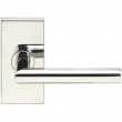 INOX Unison Hardware<br />SH105 TL4 - Tubular Frankfurt Lever with SH Rosette in AISI 304 Stainless Steel