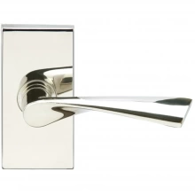 INOX Unison Hardware - SH211 TL4 - Tubular Breeze Lever with SH Rosette in AISI 304 Stainless Steel