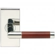 INOX Unison Hardware<br />SH213 TL4 - Tubular Cabernet Lever with SH Rosette in AISI 304 Stainless Steel
