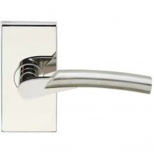 INOX Unison Hardware - SH223 TL4 - Tubular Phoenix Lever with SH Rosette in AISI 304 Stainless Steel