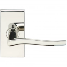 INOX Unison Hardware - SH225 TL4 - Tubular Waterfall Lever with SH Rosette in AISI 304 Stainless Steel
