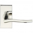INOX Unison Hardware<br />SH225 TL4 - Tubular Waterfall Lever with SH Rosette in AISI 304 Stainless Steel