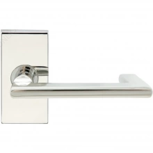 INOX Unison Hardware - SH244 TL4 - Tubular Twilight Lever with SH Rosette in AISI 304 Stainless Steel