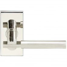 INOX Unison Hardware - SH251 TL4 - Tubular Sequoia Lever with SH Rosette in AISI 304 Stainless Steel