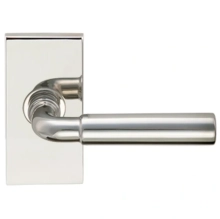 INOX Unison Hardware - SH276 TL7 - Tubular Plaza Lever with SE Rosette