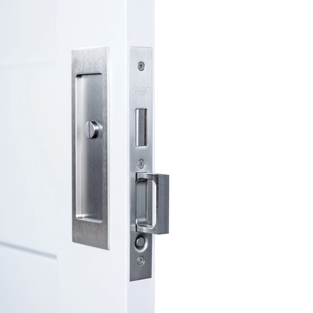 Single Doors <br> Concealed Fastener Pocket Door Hardware <br> Accurate