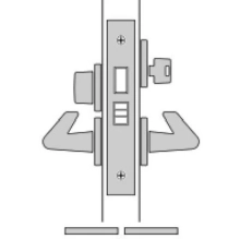 FSB Door Hardware <br />SML 7124 Dormitory - B. Dormitory Mortise Lock, Key Outside, Thumbturn Inside Emergency Egress