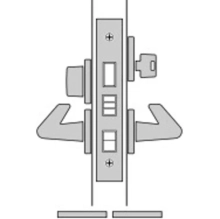 FSB Door Hardware  - SML 7148 - H. Entrance Mortise Lock, Deadbolt By Key Outside, Thumbturn Inside, Emergency Egress