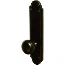 Ashley Norton - SP.20 Escutcheon - 10-1/8" x 2-1/2" Arched Privacy Pin Set with 900 Windsor Knob