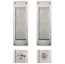 FSB Door Hardware  - SPL-SA-S - FSB Stainless Steel SPL Sliding Door Lock Deadbolt, Turn Release