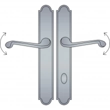 Ashley Norton - SPLP4.53 - Arched American Cylinder Lever High Multi Point Patio Trim - Configuration 1