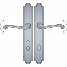 Ashley Norton - SPLP4.55 - Arched American Cylinder Lever High Multi Point Entry Trim - Configuration 1