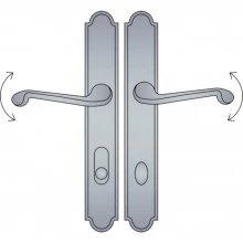 Ashley Norton - SPUS4.55 - Arched American Cylinder Lever High Multi Point Entry Trim - Configuration 6