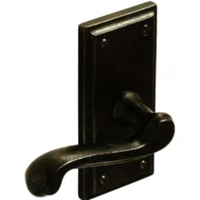 Ashley Norton - SQ.20 Escutcheon - 5-1/8" x 2-1/2" Rectangular Privacy Pin Set with 800 Shropshire Lever