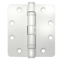 Deltana<br />SS4540R4BN - 4 1/2" X 4 1/2" X 1/4" Radius Hinge, Ball Bearing, Non-Removable Pin