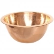 Thompson Traders - sinks<br /> 23-1223-E - ROUND MIRO SINK - POLISHED COPPER