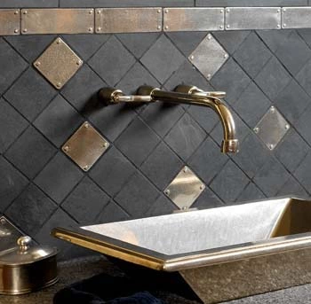 Solid Bronze Tile<br>Rocky Mountain Hardware 
