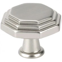 Topex Design - 10819B35 - Octagon Cabinet Knob - Satin Nickel