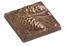 Rocky Mountain Hardware - TT217 - Rocky Mountain Pinecone Tile 2" x 2"