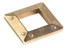 Rocky Mountain Hardware - TT412 - Rocky Mountain Rivets Beveled Tile 4" x 4"