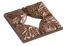 Rocky Mountain Hardware - TT422 - Rocky Mountain Acanthus Tile 4" x 4" - GT