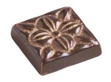 Rocky Mountain Hardware<br />TT520 - Rocky Mountain Small Coffee Bean Tile 1-1/8" x 1-1/8"