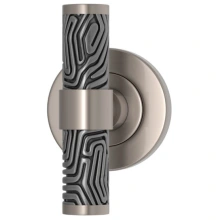 Turnstyle Designs<br />B8254 - Stepped Amalfine, Door T Bar, Labyrinth, 52mm Round Rose