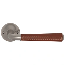 Turnstyle Designs<br />CF1395/CF2549 - Combination Leather, Tilt and Turn Window Handle, Goose Neck Tube Stitch Out