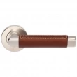 Turnstyle Designs<br />C1414 - Combination Leather, Door Lever, Oval Angle Stitch Out