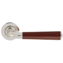 Turnstyle Designs - CF1000 - Combination Leather Goose Neck, Door Lever, Tube Stitch In
