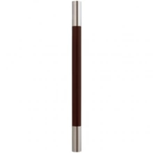 Turnstyle Designs - R1070 - Recess Leather, Door Pull, Barrel Stitch In