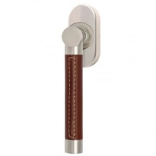 Turnstyle Designs - R1100/R2555 - Recess Leather, Tilt and Turn Window Handle, Barrel Stitch Out