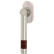 Turnstyle Designs - R1622/R2552 - Recess Leather, Tilt and Turn Window Handle, Barrel Short Stitch In