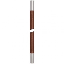 Turnstyle Designs - R2598 - Recess Leather, Door Pull, Large Barrel