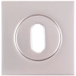 Turnstyle Designs<br />S1672 - Solid, Square Escutcheon, Slotted
