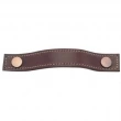 Turnstyle Designs<br />U1186 - Strap Leather, Cabinet Handle, Medium Button Stitched