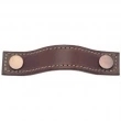 Turnstyle Designs<br />U1187 - Strap Leather, Cabinet Handle, Small Button Stitched