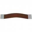 Turnstyle Designs<br />UP1684 - Strap Leather, Cabinet Handle, Square Plain