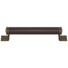 Turnstyle Designs<br />KL5099 - Bracket Recess Leather, Cabinet Pull, Barrel