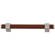 Turnstyle Designs<br />PL2299 - Plinth Recess Leather, Cabinet Pull, Barrel