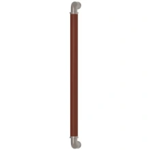 Turnstyle Designs<br />QL2808 - Pipe Recess Leather, Door Pull, Bonneville Stitch In