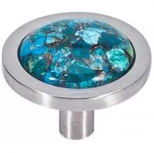 Vesta - V7585 - FireSky Mohave Calcite Blue Knob 1-9/16" Vesta - V7585 - FireSky Mohave Calcite Blue Knob 1-9/16"