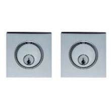 Valli Valli - 102RQS - 102 RQS Square Stainless Steel Deadbolt Double Cylinder