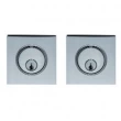 Valli Valli<br />102RQS - 102 RQS Square Stainless Steel Deadbolt Double Cylinder