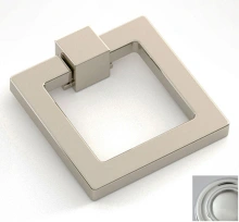 Water Street Brass - 15623-PC - 2" Hudson Square Ring Pull Polished Chrome Quick Ship Water Street Brass - 15623-PC - 2" Hudson Square Ring Pull Polished Chrome Quick Ship