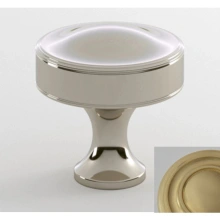 Water Street Brass - 8561-SB - 1-1/4" Hudson Knob Satin Brass Quick Ship Water Street Brass - 8561-SB - 1-1/4" Hudson Knob Satin Brass Quick Ship