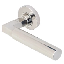 INOX Unison Hardware - XGT221 MC70 - Mortise Aurora Lever with XGT Round Rose