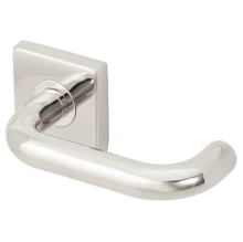 INOX Unison Hardware<br />XSE202 MC70 - Mortise Munich Lever with XSE Square Rose